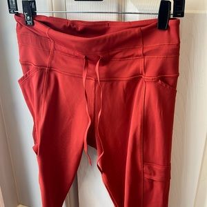 Athleta Rainier Unbrushed Cargo 7/8 Tight Medium